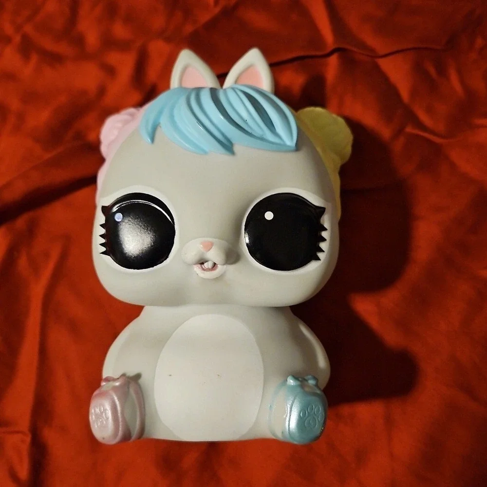 LOL Surprise! Coin‎ Bank Piggy Bank Bunny Rabbit Ears Pastel Hair Decor